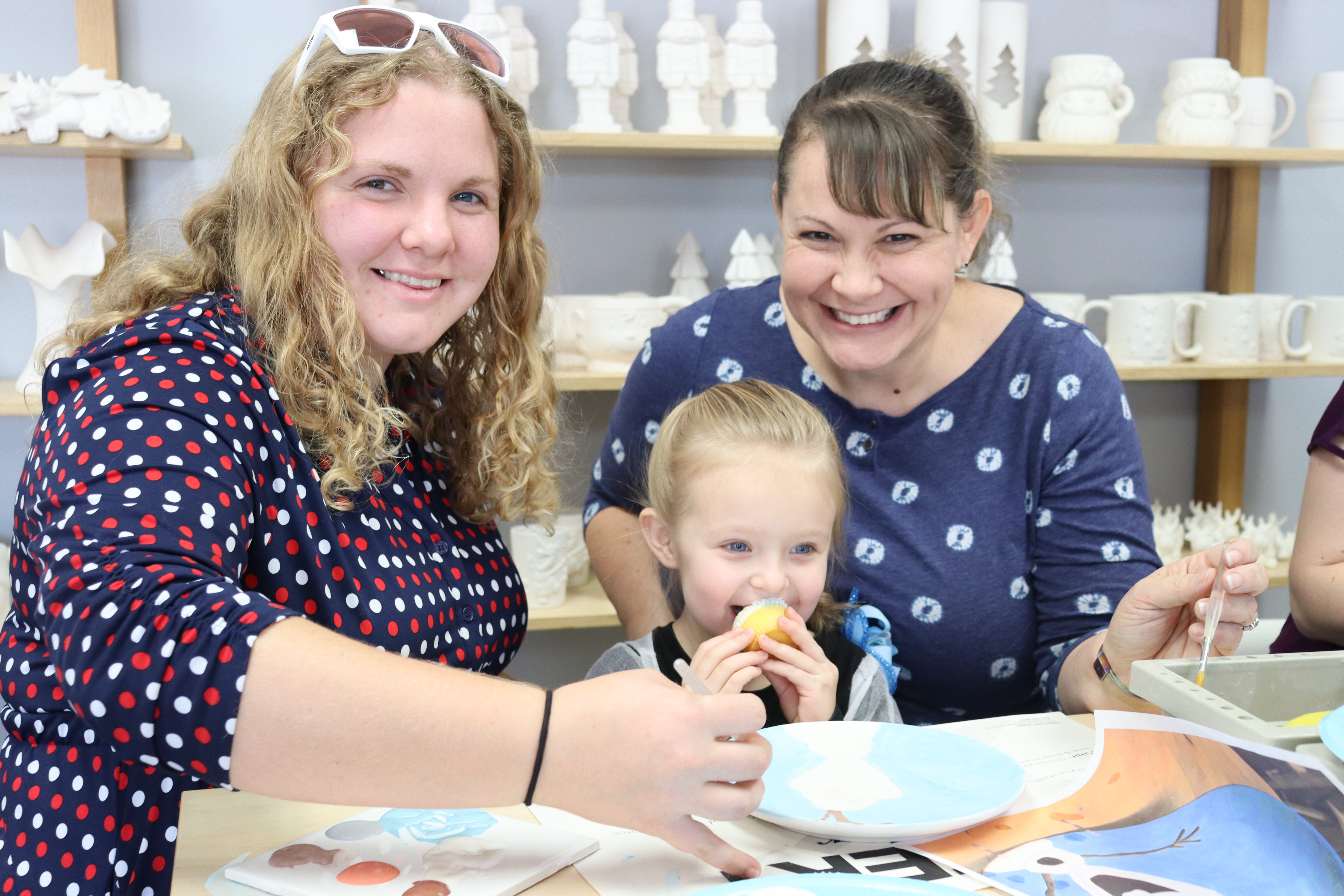 Family Fun at the Pottery Parlor