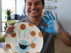 Cookie Monster Plate